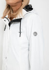Frandsen Soft Shell Long Raincoat, White