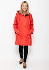 Frandsen Soft Shell Long Raincoat, Red