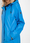Frandsen Soft Shell Long Raincoat, Blue