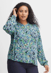Fransa Floral Nynne Blouse, Blue