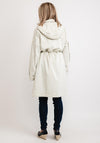 Frandsen Long Parka Jacket, Cream