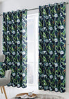 FRD Curtains Paradise Blackout Eyelet Curtains, Blue Multi