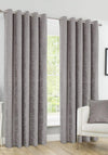 FRD Harris Eyelet Black Out Curtains, Flint