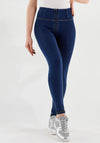 Freddy High Rise Skinny Jeans, Dark Blue