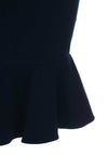 Guess Womens Peplum Pencil Skirt, Dark Blue