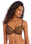 Freya Wild Side Plunge Bra, Leopard