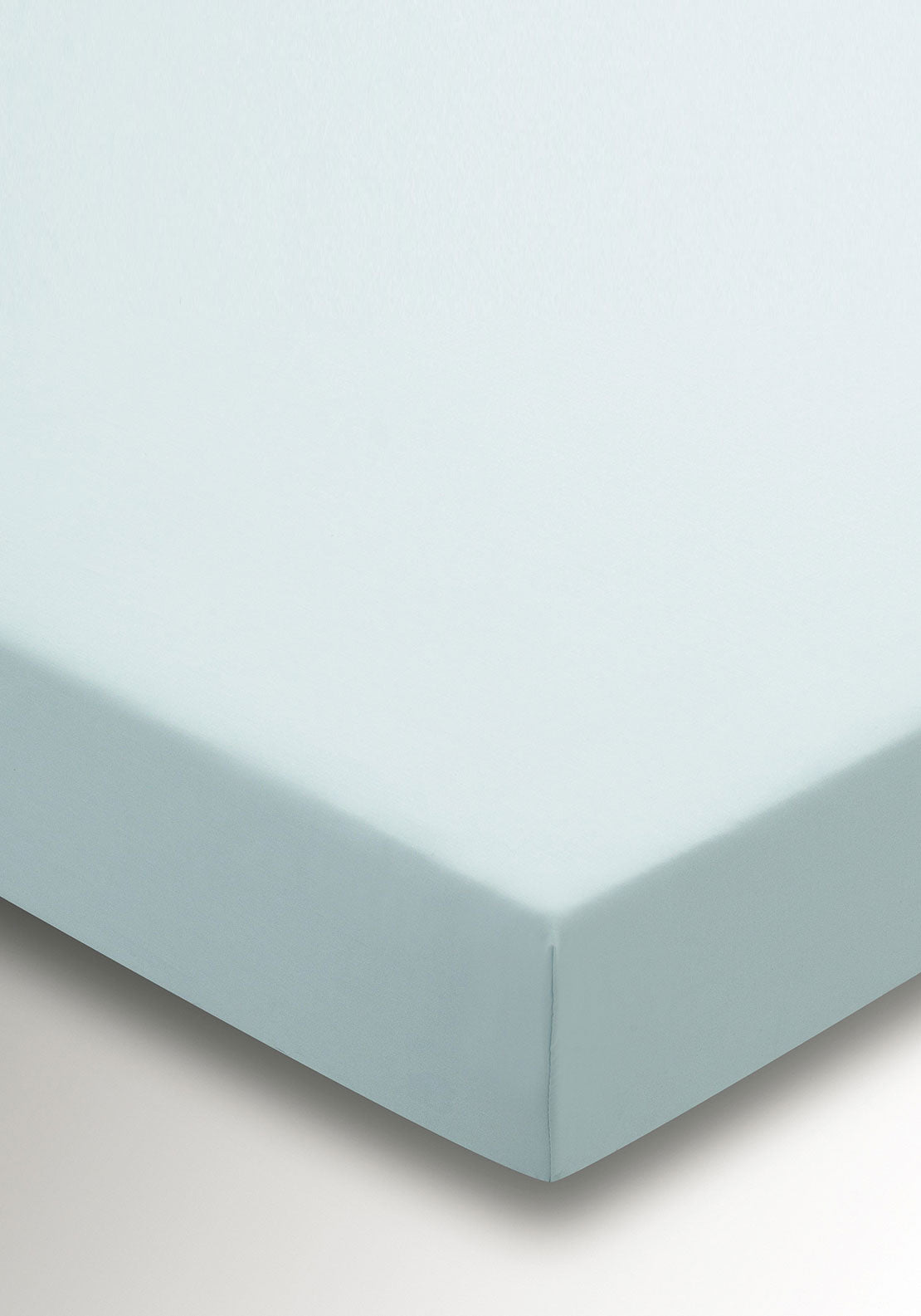 Sanderson 220 Thread Count Fitted Sheet, Duck Egg