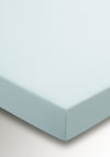 Sanderson 220 Thread Count Fitted Sheet, Duck Egg