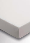 Sanderson 220 Thread Count Fitted Sheet, Silver