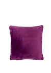Fullshire Velvet Feather Cushion, Plum