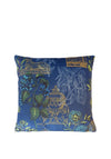 Fullshire Panterra Velour Feather Cushion, Blue