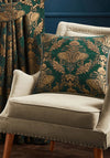 Riva Paoletti Shiraz Traditional Jacquard 45x45cm Cushion, Emerald