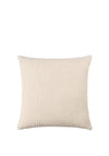 Riva Paoletti Lark Muslin Crinkle 45x45cm Cushion, Natural