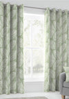 Fusion Matteo 66 x 54 Eyelet Curtains, Green