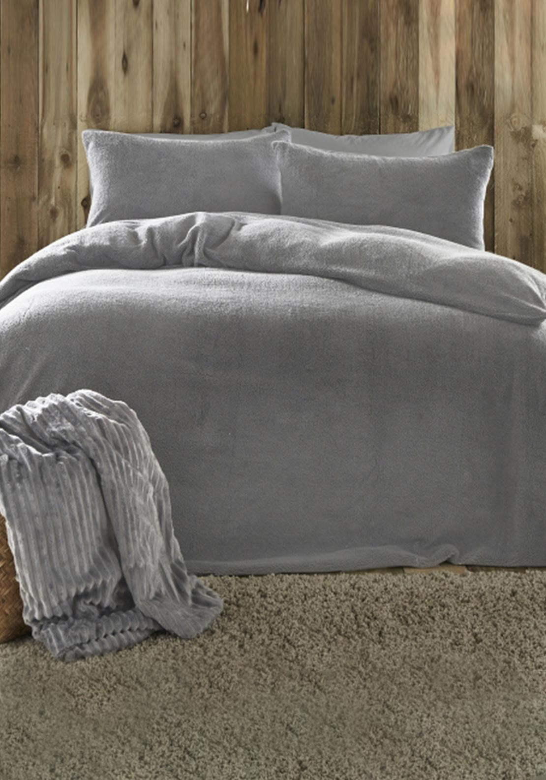 Teddy Fleece Silver Sking