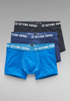 G-Star Raw 3 Pack Classic Boxers, Blue Multi
