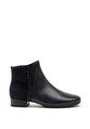 Gabor Comfort Extra Wide H Fit Suede & Leather Chelsea Boot, Navy