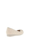 Gabor Leather Quilted Pumps, Cream