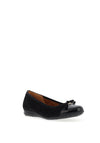 Gabor Suede Quilted Patent Toe Pumps, Black