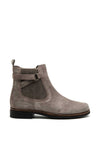 Gabor Chelsea Suede Leather Ankle Boot, Light Grey