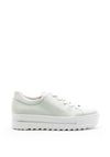 Gabor Chunky Platform Leather Trainers, Duck Egg