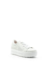 Gabor Chunky Platform Leather Trainers, Duck Egg