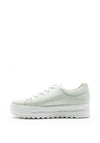 Gabor Chunky Platform Leather Trainers, Duck Egg