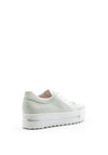 Gabor Chunky Platform Leather Trainers, Duck Egg
