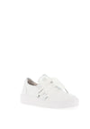 Gabor Leather Lace Slip on Trainers, White