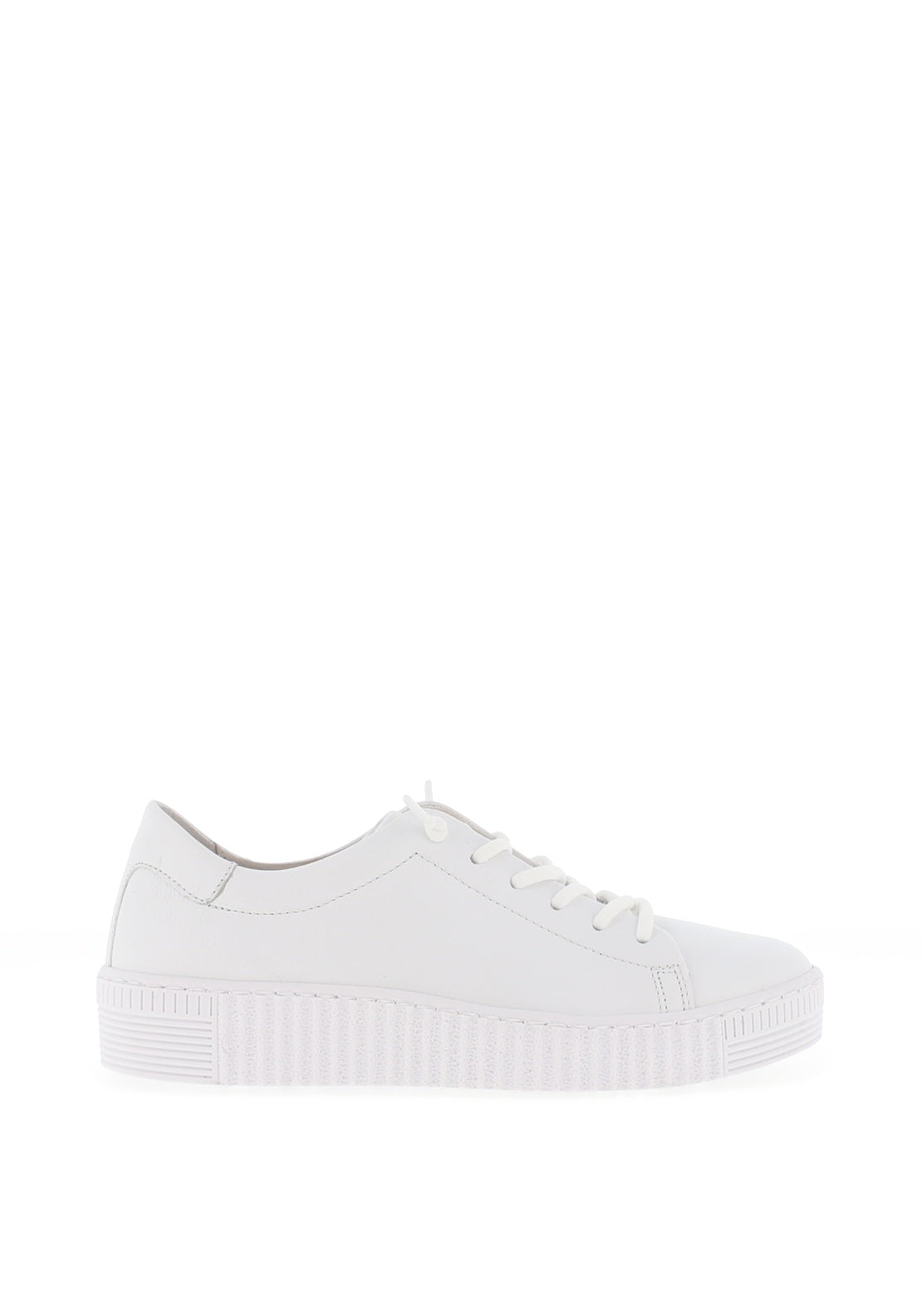 Gabor Leather Slip on Trainers, White