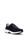 Gabor Suede Mesh Rolling Soft Trainers, Navy