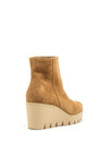 Gabor Suede Wedged Key Sole Ankle Boots, Sand