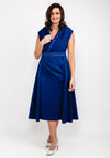 Gabriela Sanchez Sequin Embellished Satin Dress, Royal Blue