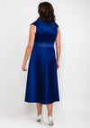Gabriela Sanchez Sequin Embellished Satin Dress, Royal Blue