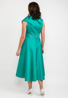 Gabriela Sanchez Sequin Embellished Satin Dress, Emerald