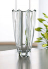 Galway Crystal Dune 12” Square Vase, Glass