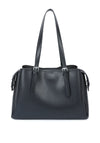 Zen Collection Buckle Detail Shopper Handbag, Black