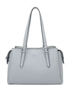 Zen Collection Buckle Detail Shopper Handbag, Grey