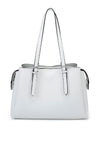 Zen Collection Buckle Detail Shopper Handbag, White