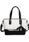 Zen Collection Charm Detail Shopper Handbag, White
