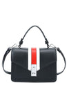 Zen Collection Clasps Shopper Handbag, Red