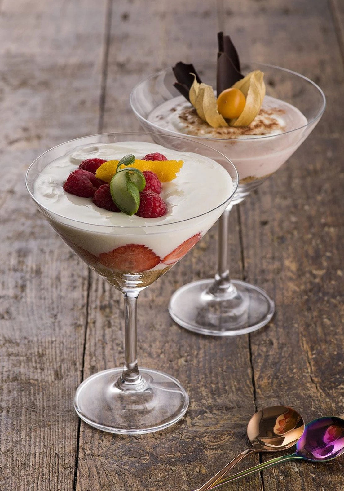 Galway Crystal Elegance Martini Glasses, Set of 2