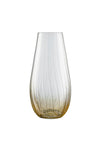 Galway Crystal Erne Vase 12”, Amber