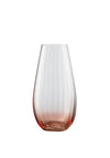 Galway Crystal Erne Vase 9.5”, Blush