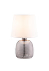 Galway Crystal Boho Table Lamp & White Shade
