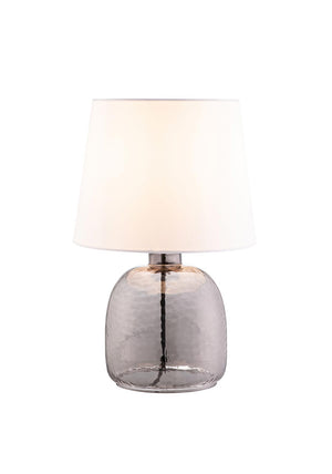 Galway Crystal Boho Table Lamp & White Shade