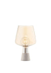 Galway Crystal Large Glass Table Lamp, Amber