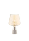 Galway Crystal Large Glass Table Lamp, Amber