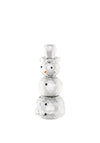 Galway Crystal Large Snowman with White Hat