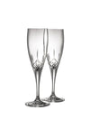 Galway Crystal Longford Champagne Flute Pair